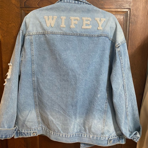 Denim Jacket that I made for my bachelorette party! - Picture 3 of 4